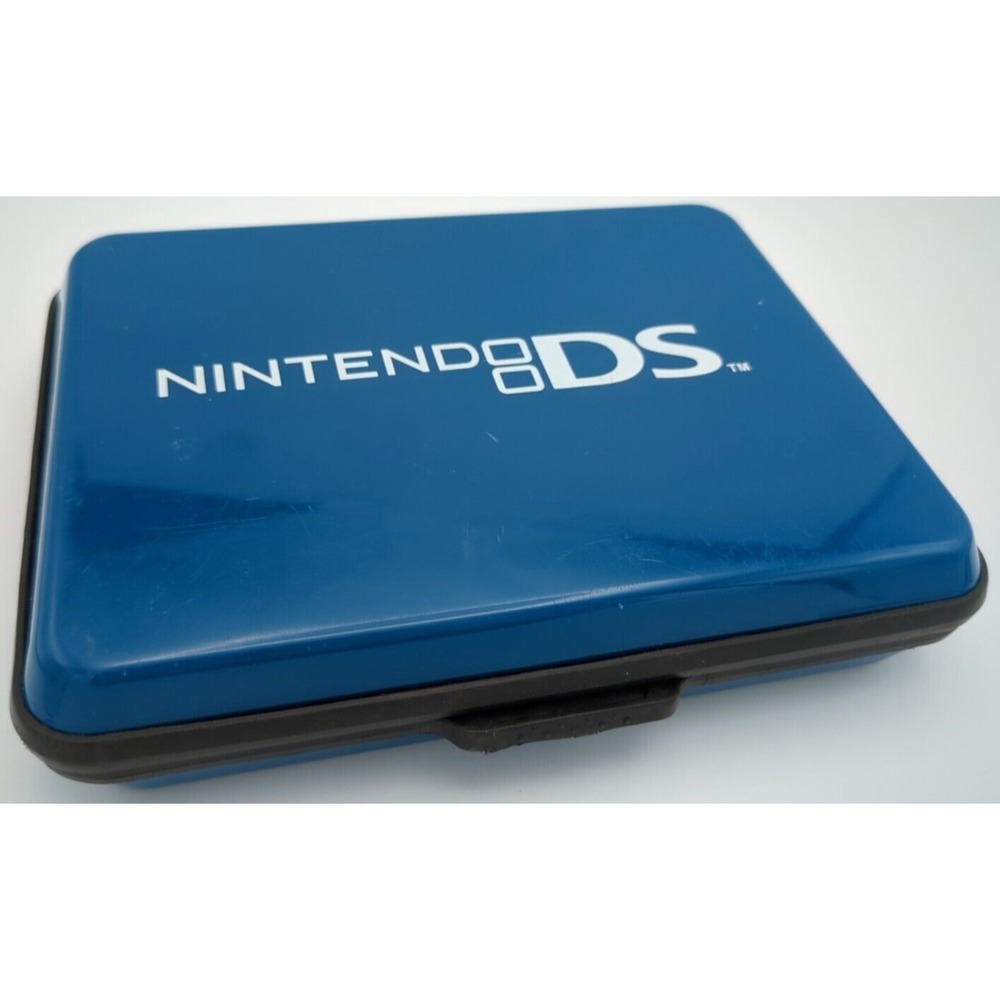 VTG Nintendo DS Hard Storage Case for 6‎ Games + Stylus Storage by Power A Blue